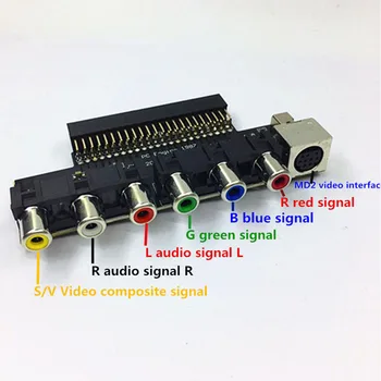 RGBS Rada Video Booster RGBS Signál Výstup Audio Výstup Pre NEC PCE PC Engine Grafx Konzoly Elektronických Komponentov