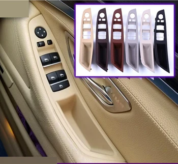 RHD Pravá Rukoväť Disk Pre BMW série 5 F10 F11 F18 Vnútorné Dvere Potiahnite Rukoväť Interiéru Paneli Sedadla Vodiča Tlačidlo Prepnúť Skladovanie