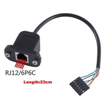 RJ12 6P6C Kábel do 6 Pin 0.1