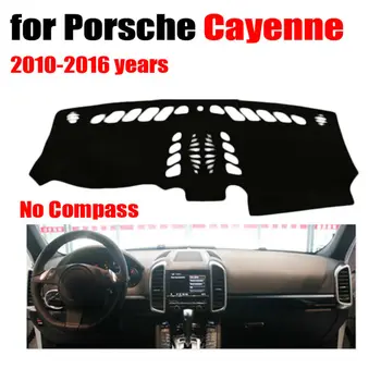 RKAC Auto panel kryt mat pre Porsche Cayenne Č Kompas 2010-2016 Ľavej strane disku dashmat pad dash zahŕňa auto samolepky