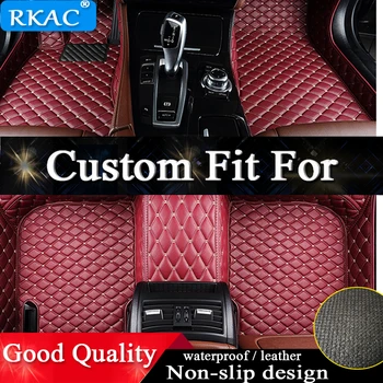 RKAC Custom fit 3D Auto podlahové rohože pre Mercedes Benz C W204 W205 E W211 W212 W213 S trieda CLA GLC ML GLE GL koberec, podlahové fólie