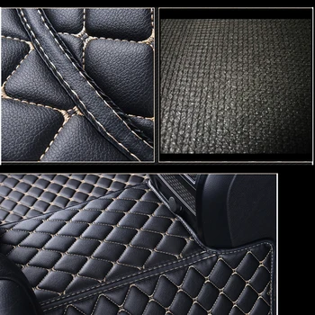 RKAC Custom fit 3D Auto podlahové rohože pre Mercedes Benz C W204 W205 E W211 W212 W213 S trieda CLA GLC ML GLE GL koberec, podlahové fólie