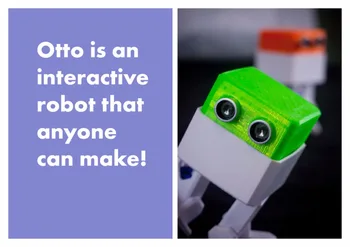 Robot Otto robot suite vytvorte open source, humanoidný MCU vyhnúť sa prekážkam