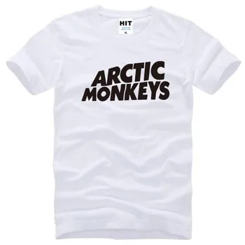 Rock Arctic Monkeys List Vytlačený Muži Mens T Tričko Tričko Lete Nové Krátke Bavlnené tričko Tee Camisetas Hombre