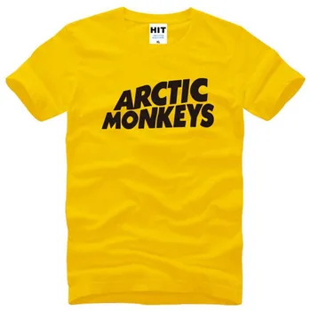 Rock Arctic Monkeys List Vytlačený Muži Mens T Tričko Tričko Lete Nové Krátke Bavlnené tričko Tee Camisetas Hombre