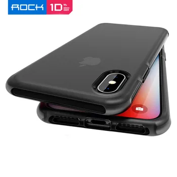 ROCK Proti Klepaniu puzdro pre iPhone Xs Prípade Ťažkých Drop Ochrana puzdro pre Galaxy S8 S9 Plus Kryt Matný Vybavené Prípade чехол