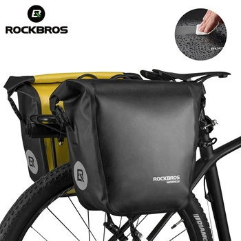 ROCKBROS 18-27L Nepremokavá Taška na Bicykel Multifunkčné MTB Cestných Bicyklov Kôš Zadné Rack Taška na Bicykli Sedadlo Trunk Bag Taška cez Rameno