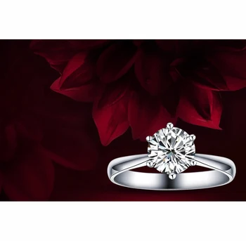 Romantické Svadobné Snubné Prstene, Šperky Cubic Zirconia Krúžok pre Ženy Zapojenie 925 Sterling Silver Krúžky Príslušenstvo