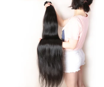 Rovno Panny Remy Vlasy Tkanie Zväzky Addbeauty Peruánskej Ľudské Remy Vlasy Čierne Ženy Dvojité Vypracovaný Vlasy Prirodzenej Farby