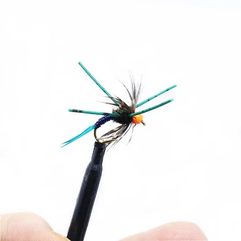 Royal Sissi nové 6pcs/box RL hlavu medi fly rybárske muchy 4optional farby 10# 12#stonefly víla háčik pstruh, návnady, rybárske lure
