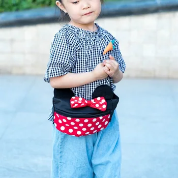 Roztomilé Deti Cartoon Pás Balenia Mickey Mini Krásne Mince Kabelku Dieťa Skladovanie Paketové Chlapci A Dievčatá Kabelka Messenger Taška peňaženky