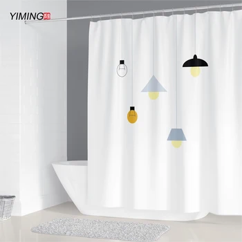 Roztomilý kreslený bee sprchový záves plesniam dôkaz nepremokavé kúpeľňa dekorácie s hákom záclony možno prať záclony 200*180 cm