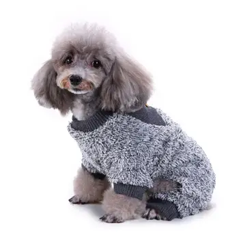 Roztomilý pes, Fleece, Pyžamá Páse s nástrojmi Bodky Psa Coats Mäkké Pyžamo Zimné Oblečenie S-XL Malé Stredné Veľké Chihuahua#