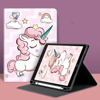 Roztomilý Sailor Moon Prípadoch Pre iPad 2 3 4 Mini 1 2 3 4 5 Vzduchu 1 2 10.5 Pro 9.7 10.5 2017 2018 Nové, Mäkké Kožené Filp Tablet PU Kryt
