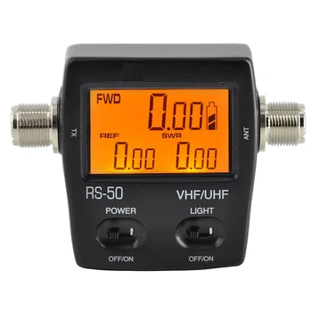 RS-50 Digitálny SWR/Watt Meter 125-525MHz UHF/VHF M Typ Conne