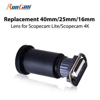 RunCam Náhradné Šošovky pre Scopecam Lite/4K Scopecamlite alebo Scopecam4k Objektív 16 mm/25 mm/40 mm
