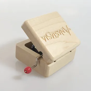 Ručne vyrábané Drevené Anastasia music box Raz jeden decembra špeciálne darčeky, doprava zdarma
