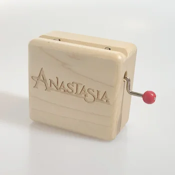 Ručne vyrábané Drevené Anastasia music box Raz jeden decembra špeciálne darčeky, doprava zdarma