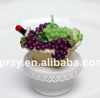 Ručne vyrábané mydlo formy 3D viniča ovocný kôš kremíka mydlo formy fondant Cake decoration plesní