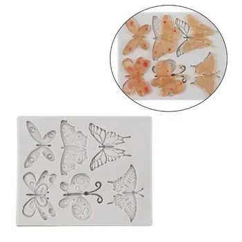 Ručné Motýle Silikónové Formy Candy Formy Mini pre Cake Decor Ílu Polyméru Crafting Epoxidové Živice Šperky Robiť