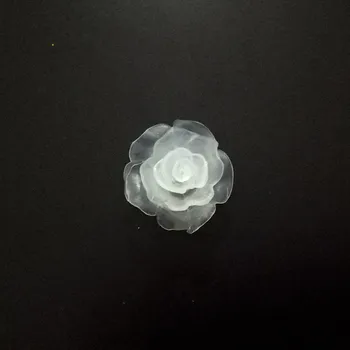 Ruže Kvet DIY LED Girlandy Príslušenstvo 2.8 cm Plastových Kvetov, Dekoratívne pre Reťazec Víla Lighs 50/100ks Za Taška Svadobné Dekoroch