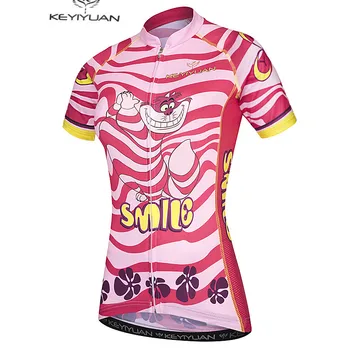 Ružový Bicykel Jersey dámske Cyklistické Oblečenie Ropa Ciclismo Pro Jersey Girl požičovňa Top Maillot Košele MTB Jazdenie nosenie Priedušná