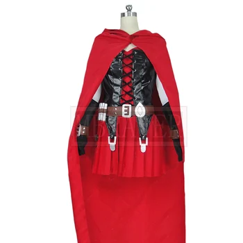 RWBY Sezóny 7 Ruby Rose Cosplay Červené Šaty, Plášť Bitka Jednotné Halloween Kostým na Mieru Akejkoľvek Veľkosti
