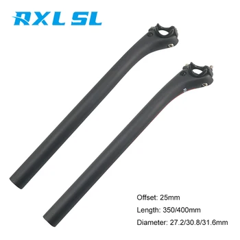 RXL SL Sedlovka Uhlíka Sedlovka 27.2/30.8/31.6 mm Offset 25 mm sedlovka UD Matný Cyklistické sedlovky