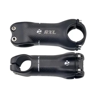 RXL SL Uhlíka Kmeňových Cestný Bicykel Black 3 K Matt Kmeňových Carbon Road 6/17 Stupeň 70/80/90/100/110/120/130 mm Uhlíkových Vlákien Požičovňa Stonky