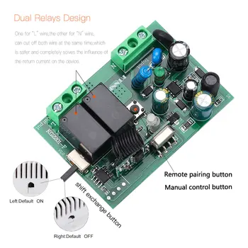 RÁDIOFREKVENČNÉ diaľkové ovládanie zapnutie svetla, dotykové sklo panel bezdrôtový nástenný dotykový spínač, 433MHz prijímač, vysielač prepínač, regulátor