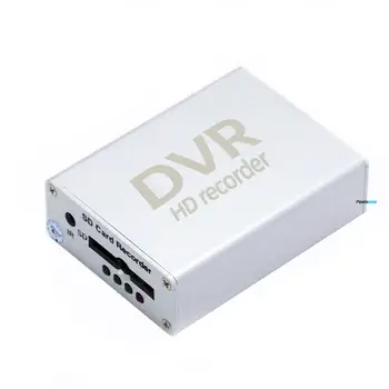 Rýchlo dodať Nové 1Ch Mini DVR Podpora SD Karty v Reálnom čase HD 1 Kanál cctv DVR videorekordér Rada Kompresia Videa Farba Biela