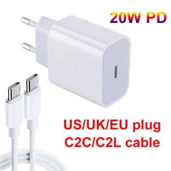Rýchlo Sieťovej Nabíjačky EU/US Plug PD USB Nabíjačka, Rýchle Nabíjanie Mobilného Telefónu, Nabíjačky pre iPhone X/11/12 Xiao