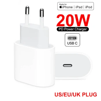 Rýchlo Sieťovej Nabíjačky EU/US Plug PD USB Nabíjačka, Rýchle Nabíjanie Mobilného Telefónu, Nabíjačky pre iPhone X/11/12 Xiao