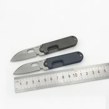 S35VN Bean Vrecko na Skladací Nôž Zliatiny Titánu Rukoväť Mini Darček Malé Nože Utility EDC Kempovanie Nástroj Vysokú Tvrdosť