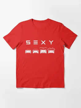 S3XY Tesla Model S Model 3 Model X Model Y Elon Musk Hot Predaj Klaun T Shirt Muži/ženy Vytlačené Teroru Módne T-shirts