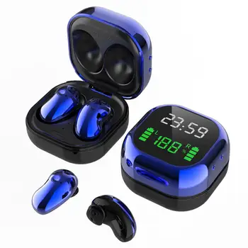 S6plus TWS Bluetooth Slúchadlá Farba LED Obrazovky HiFi Bezdrôtový Headset Herné Slúchadlá Bluetooth Mini 5.1 Hodiny Slúchadlá S Mikrofónom