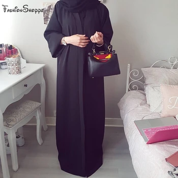 SAE Abaya Dubaj Kaftan Arabských Islam Ženy Dlho Kvetinový Moslimských Kimono Cardigan Šaty turecký Elbise Mubarak Islamské Oblečenie #D920