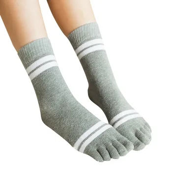 Sagace Ponožky Zimné Päť Prst Ponožky Dámske Prúžok Päť Prstov Teplejšie Vlna Ponožka Pohodlné Teplé Módne Bežné Stockes Mujer