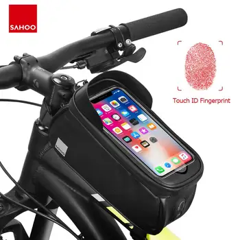 Sahoo bike príslušenstvo podporu Taška pre telefón sedlo cestovného Ruchu a rekreácie požičovňa tovaru nástroje rám bag predné vodotesný vak