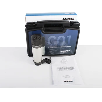 SAMSON SR950 s C01 kondenzátorových mikrofónov Profesionálny Štúdiový Referenčný Monitor Slúchadlá Dynamická Uzavreté Slúchadlá