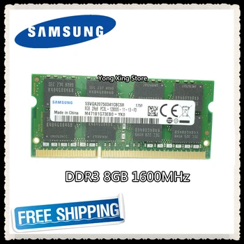 Samsung DDR3 8GB 1600MHz Notebook pamäte PC3L-12800S notebook RAM 12800 8G 1.35 V počítači časti sodimm