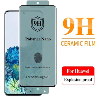 Samsung Galaxy S20 Ultra S10 S9 S8 Poznámka 10 Plus Poznámka 9 8 Plnej Lepidlo Kryt Mäkké Keramické Film Screen Protector