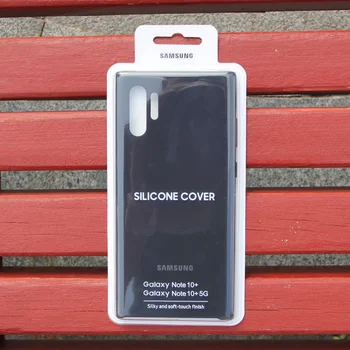 Samsung Oficiálne Originálne Silikónové Puzdro Ochranný Kryt Pre Galaxy Note 10 Note10 NoteX Poznámka 10 Plus Mobilný Telefón Puzdrá