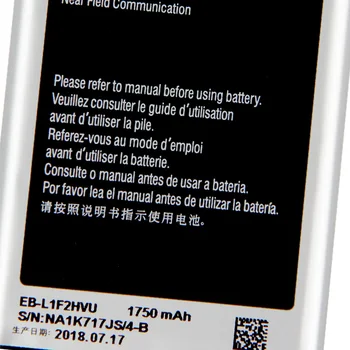 SAMSUNG Originálne Náhradné Batéria EB-L1F2HVU Pre Samsung Galaxy Nexus I9250 I515 I557 Autentická Batéria Telefónu 1750mAh