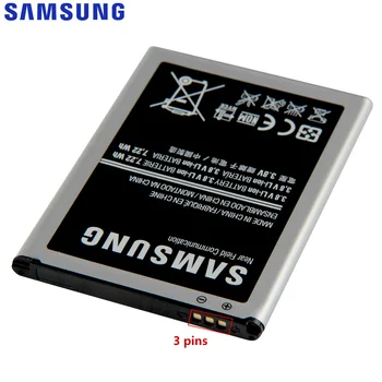 SAMSUNG Originálne Náhradné Batérie B500BE Pre Samsung GALAXY S4 Mini I9195 I9198 I9192 I9190 B500AE bez NFC Battery1900mAh