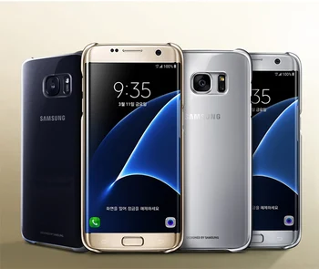 Samsung Originálne Transparentné Pokovovanie Okraji TPU Kryt Telefón puzdro Pre Samsung Galaxy S7 G9300 S7edge G9350 Ochranný Kryt Telefónu