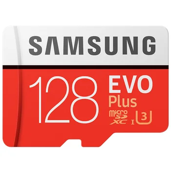 SAMSUNG Pamäťovú Kartu EVO PLUS 128 GB micro SD SDHC SDXC Triedy CLASS10 UHS-I U3 4K TF Karty Trans Flash karty microSD