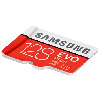 SAMSUNG Pamäťovú Kartu EVO PLUS 128 GB micro SD SDHC SDXC Triedy CLASS10 UHS-I U3 4K TF Karty Trans Flash karty microSD