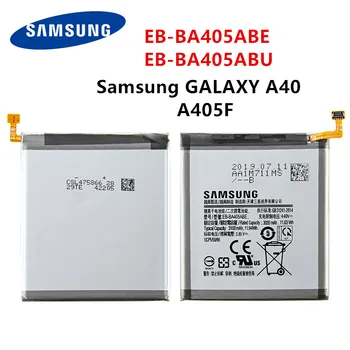 SAMSUNG Pôvodnej EB-BA405ABE EB-BA405ABU 3100mAh batérie Pre SAMSUNG Galaxy A40 2019 SM-A405FM/DS A405FN/DS GH82-19582A+Nástroje
