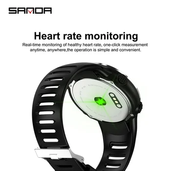 SANDA Športové Smart Hodinky Mužov, Vodotesný IP68 Srdcového tepu, Krvného Tlaku Fitness Náramok Muž Smartwatch Pre IOS a Android